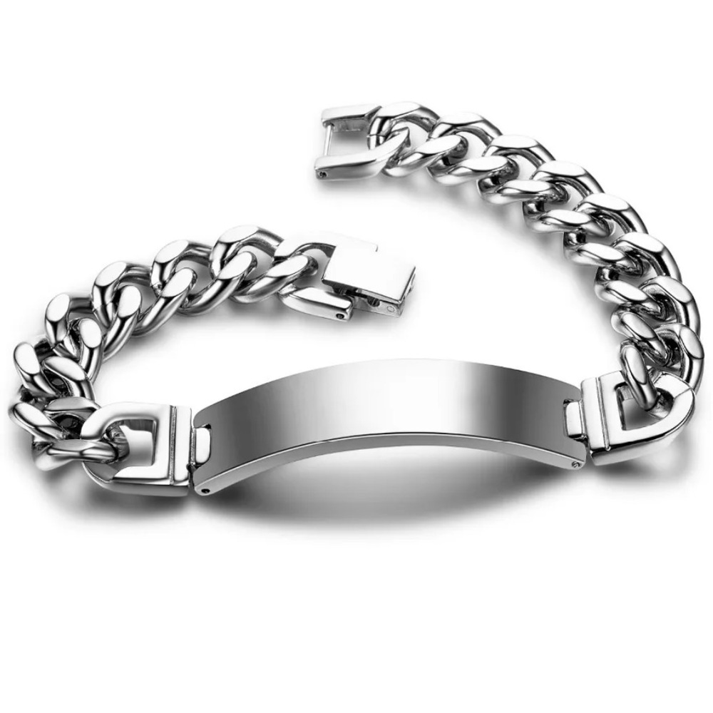 STERLING SILVER CHAIN BRACELET - Picture 7 of 11